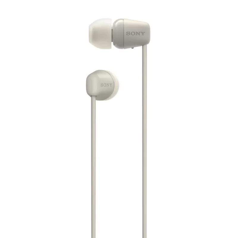 Sony WI-C100 hoofdtelefoon draadloos in-ear telefoongesprekken/muziek Bluetooth beige