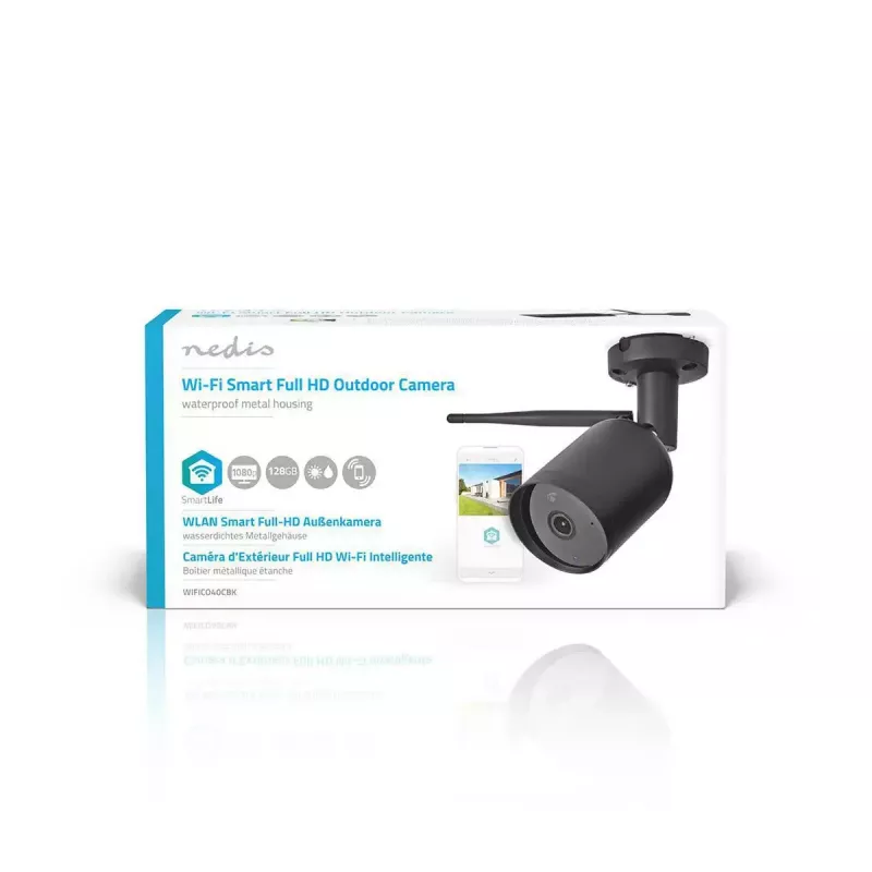 IP-beveiligingscamera Nedis WIFICO40CBK