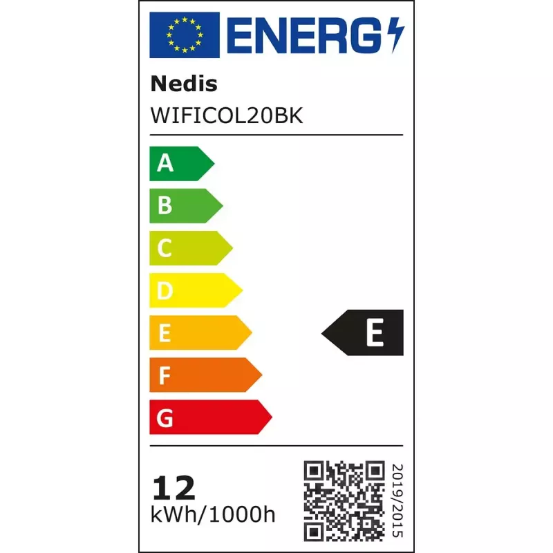 IP-beveiligingscamera Nedis WIFICOL20BK outdoor 1920x1080 draadloos zwart
