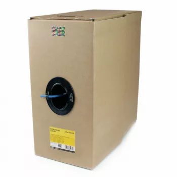 StarTech.com bulk Cat 6 ethernetkabel – 304,8 m (1000 ft.) – massief – CMR-gecertificeerd – blauw – TAA-conform