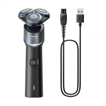 Elektrisch scheerapparaat Philips Shaver 5000X Serie X5006/00 — 3 roterende scheerkoppen, nat & droog, 50 min. accu, USB-C-snelladen