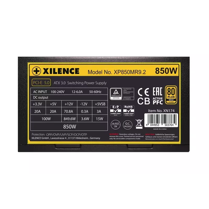 Voeding Xilence Performance X Series XP850MR9.2 850 W