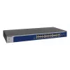 NETGEAR XS724EM Managed L2 10G Ethernet (100/1000/10000) 1U blauw, grijs