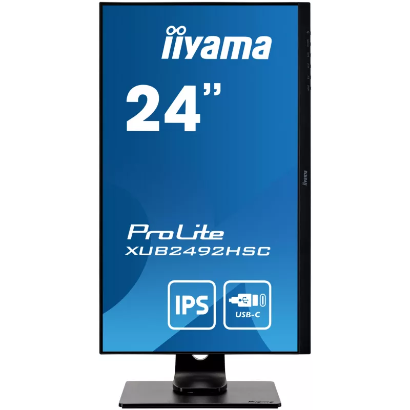 iiyama ProLite XUB2492HSC-B1 LED-monitor 61 cm (24 inch), IPS, Pivot, USB-C