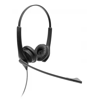 Jabra BIZ 1100 EDU DUO 3,5 mm, Bedraad, 80 - 20000 Hz, Onderwijs, 89 g, Headset, Zwart
