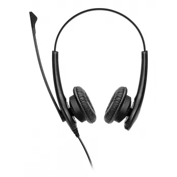 Jabra BIZ 1100 EDU DUO 3,5 mm, Bedraad, 80 - 20000 Hz, Onderwijs, 89 g, Headset, Zwart