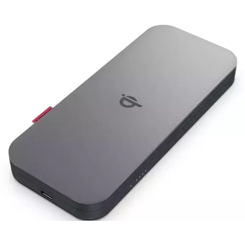 Lenovo GO Lithium-Polymeer (LiPo) 10000 mAh Draadloos opladen Grijs