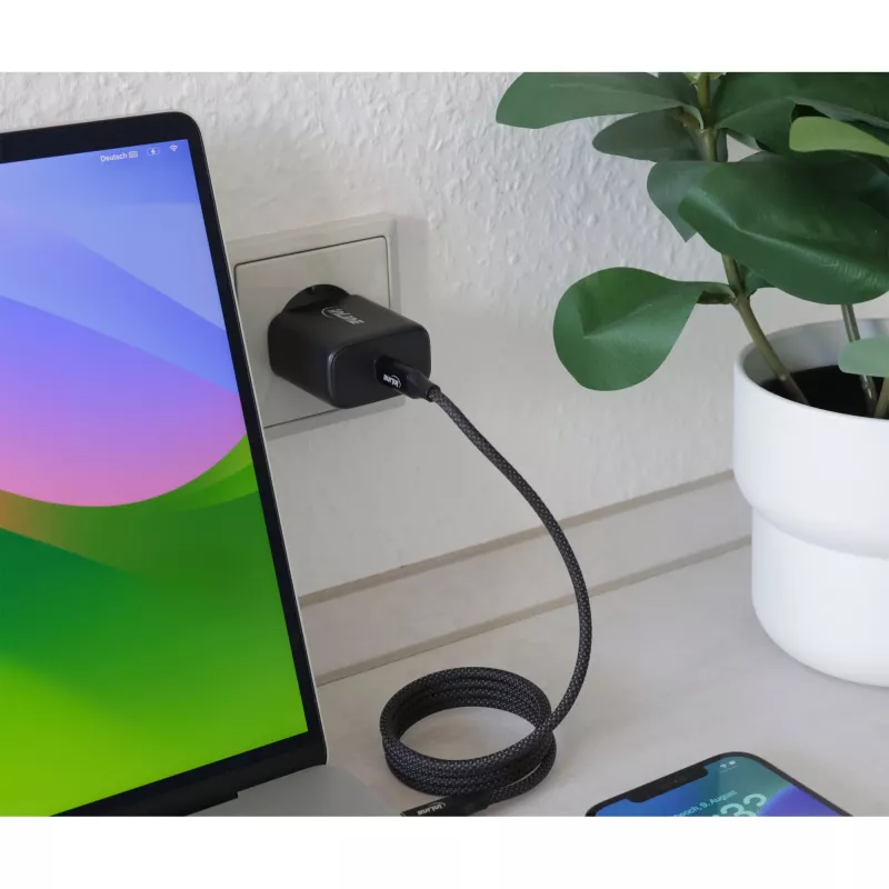 InLine USB PD-voeding, GaN-oplader, enkel USB-C, Power Delivery, 65 W