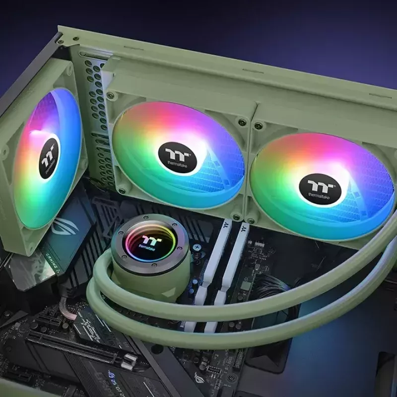 Vloeistofkoelset Thermaltake TH280 V2 ARGB groen 84,32 cfm 3,02 mmH2O