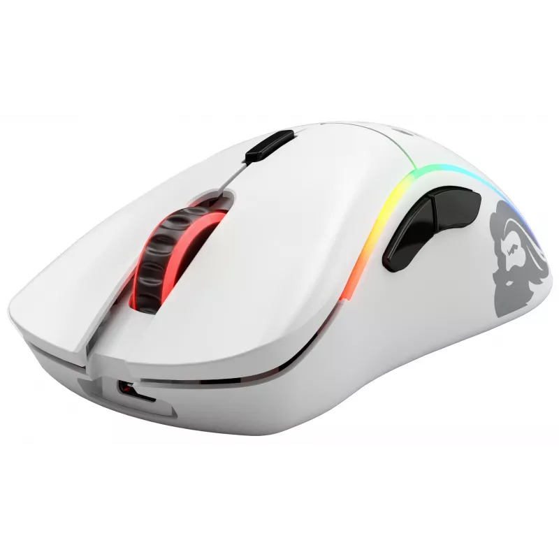 Glorious Gaming Glorious Model D Wireless - matwit, rechtshandig, RF draadloos, 19000 DPI, wit