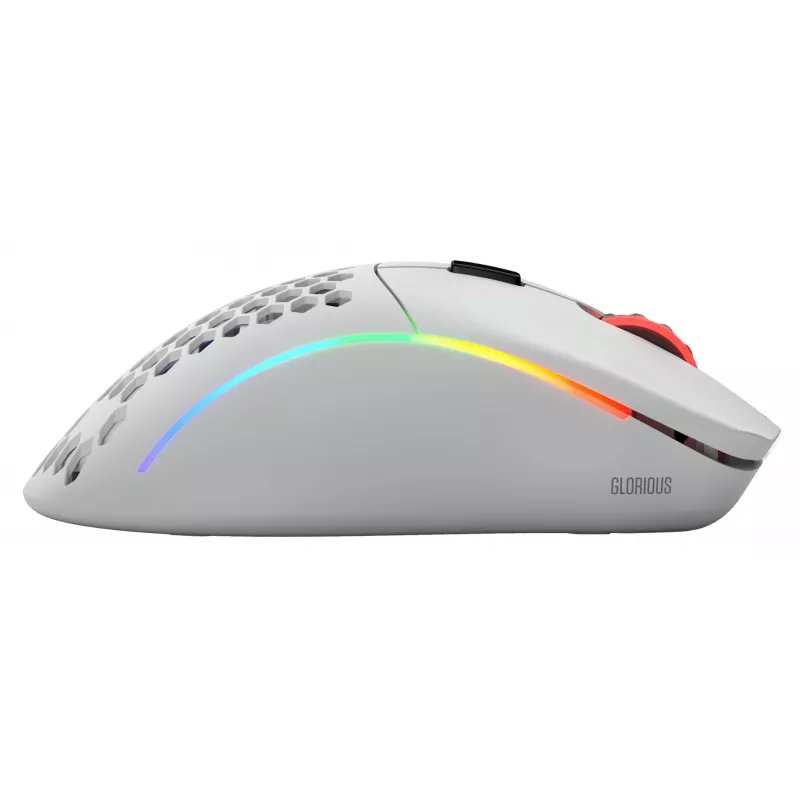 Glorious Gaming Glorious Model D Wireless - matwit, rechtshandig, RF draadloos, 19000 DPI, wit