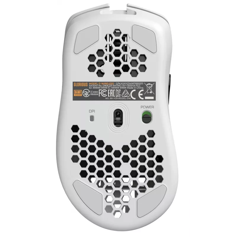 Glorious Gaming Glorious Model D Wireless - matwit, rechtshandig, RF draadloos, 19000 DPI, wit