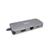 ROLINE USB Type-C-hub 12.02.1121 HDMI RJ-45 USB 3.2 Gen 2 grijs