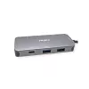 ROLINE USB Type-C-hub 12.02.1121 HDMI RJ-45 USB 3.2 Gen 2 grijs