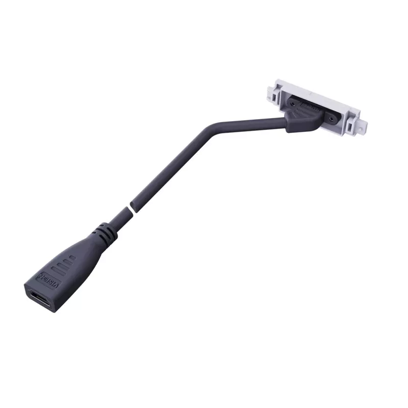 Vision Techconnect HDMI Booster Module 2m HDMI Type-A bus Zwart Wit