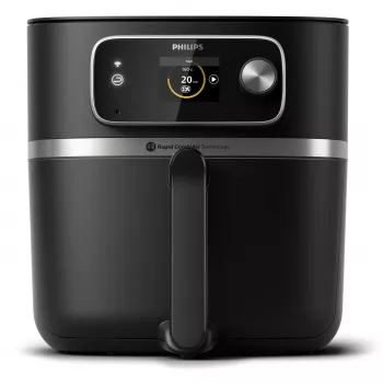 Heteluchtfriteuse Philips 7000-serie HD9880/90 8,3 l 2200 W zwart roestvrijstaal