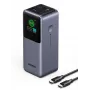 Ugreen 20000mAh 130W snelladen powerbank lithium grijs