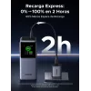 Ugreen 20000mAh 130W snelladen powerbank lithium grijs
