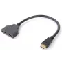 Microconnect HDMI-Y-splitterkabel, 0,2 m, HDMI type A (standaard), 2 x HDMI type A (standaard), 1920 x 1200 pixels, zwart