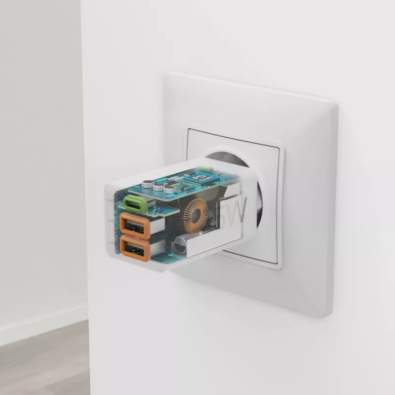 Hama 00201995 oplader voor mobiele apparaten smartphone wit AC snelladen binnen, buiten