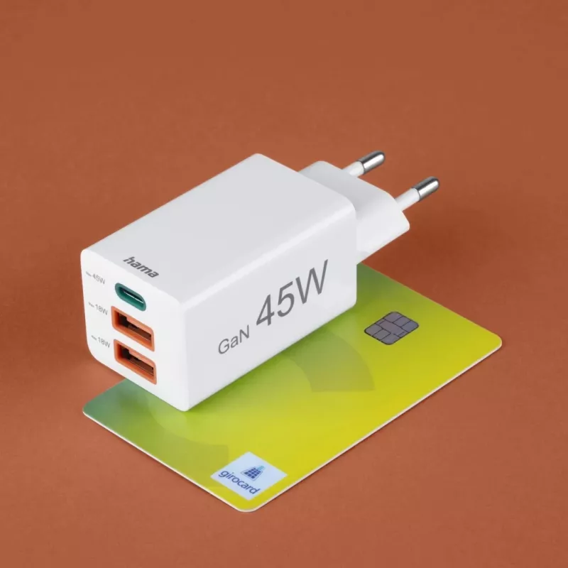 Hama 00201995 oplader voor mobiele apparaten smartphone wit AC snelladen binnen, buiten
