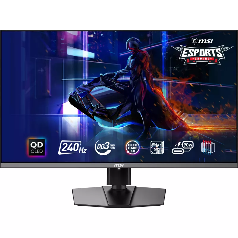 MSI MPG 321URX QD-OLED computermonitor 80 cm (31,5 inch) 3840 x 2160 pixel 4K Ultra HD zwart