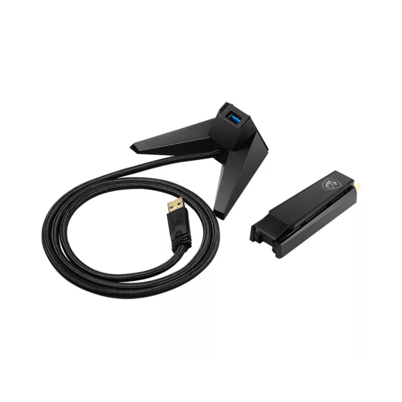 WiFi-USB-adapter MSI AX1800 USB 2.0 Type-A draadloos 2,4 GHz 5 GHz