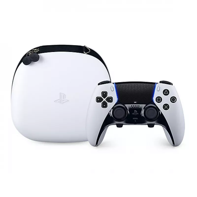 Gamepad Sony DualSense Edge voor PlayStation 5 — bedraad & draadloos (Bluetooth/USB), zwart/wit