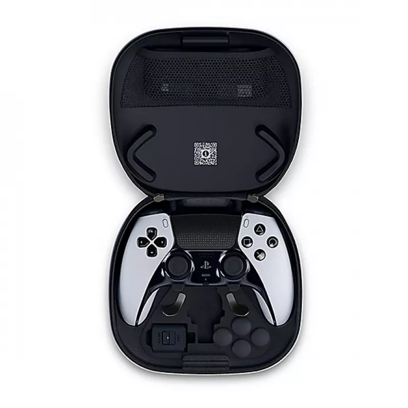 Gamepad Sony DualSense Edge voor PlayStation 5 — bedraad & draadloos (Bluetooth/USB), zwart/wit