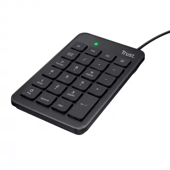Trust 22221 cijferblok laptop/pc USB zwart