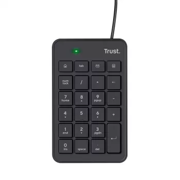 Trust 22221 cijferblok laptop/pc USB zwart