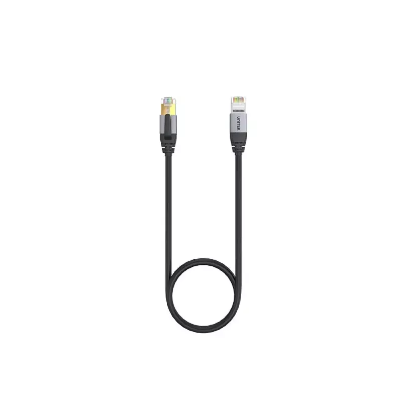 Netwerkkabel UNITEK C18149AGY03-3M RJ-45 Cat8 3m zwart