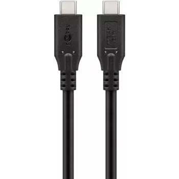 USB-kabel Goobay 74205 USB 3.2 Gen 1 1m USB-C zwart