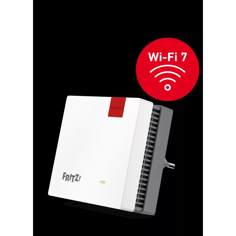 FRITZ! Mesh Set 1700 Wi-Fi 7 mesh-systeem, 2 stuks (2x FRITZ!Repeater 1700), dualband (2,4 GHz / 5 GHz), wit/grijs