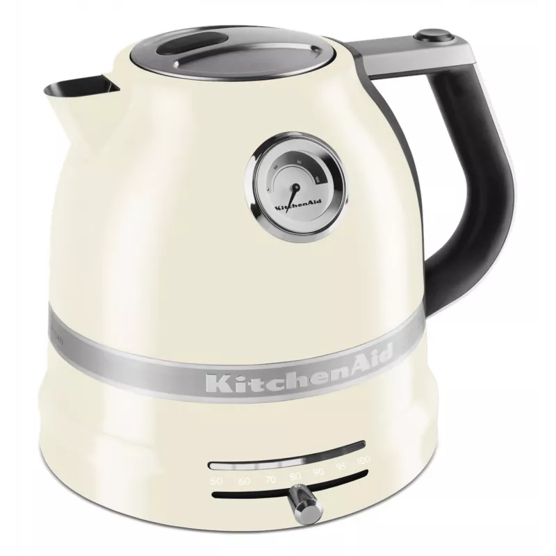 Waterkoker KITCHENAID 1,5 L 2400 W crème, 7 temperatuurinstellingen, roestvrijstalen behuizing