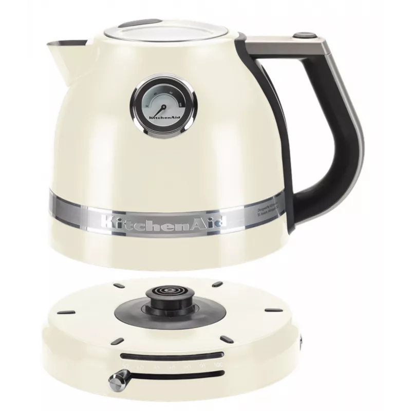 Waterkoker KITCHENAID 1,5 L 2400 W crème, 7 temperatuurinstellingen, roestvrijstalen behuizing
