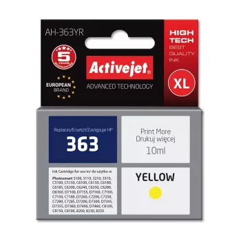 Cartridge ActiveJet AH-363YR geel