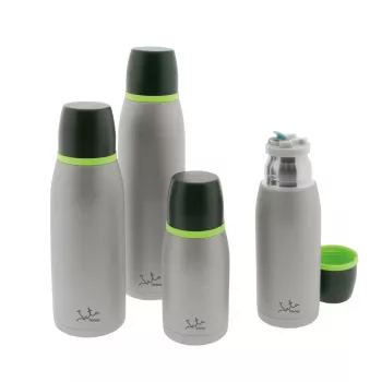 Isolerende fles JATA Termo 1 L zwart groen grijs