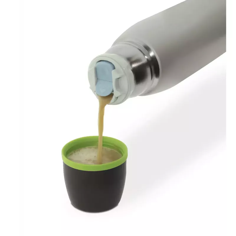 Isolerende fles JATA Termo 1 L zwart groen grijs