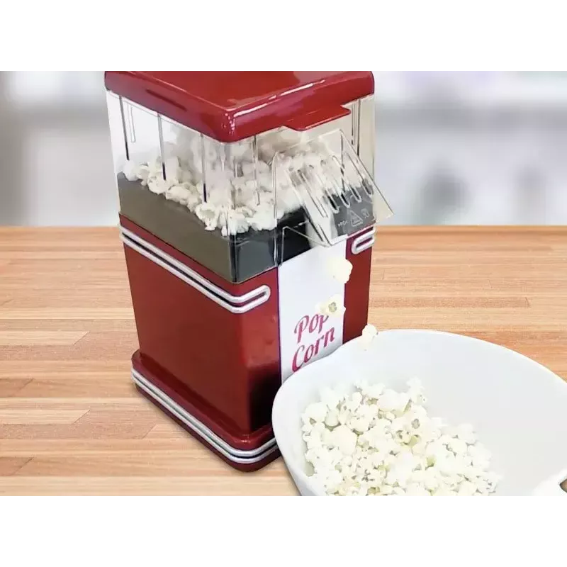 Popcornmachine Beper 90.590Y rood wit 1200 W 3 min