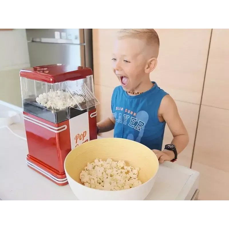 Popcornmachine Beper 90.590Y rood wit 1200 W 3 min
