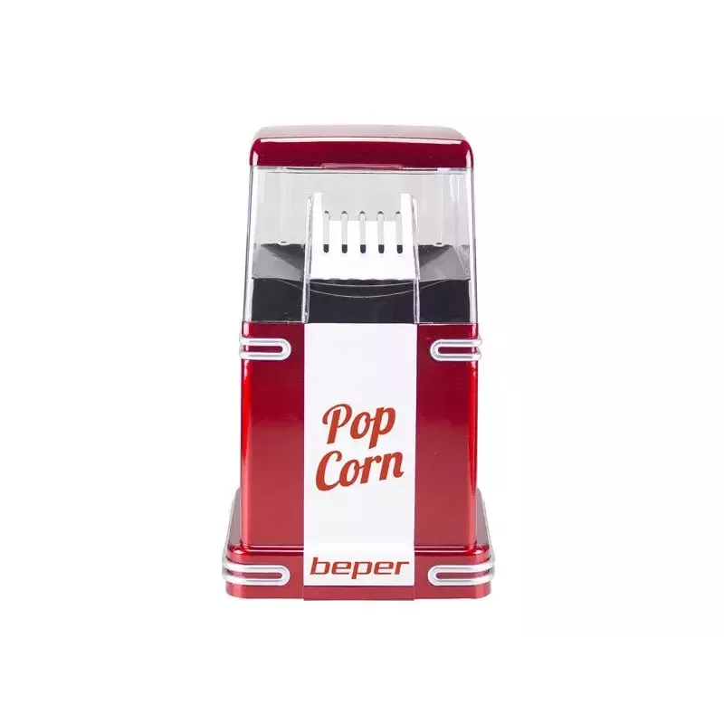 Popcornmachine Beper 90.590Y rood wit 1200 W 3 min