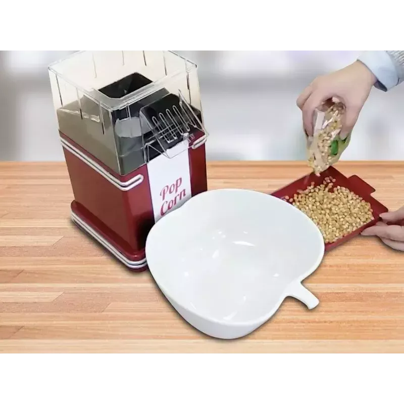 Popcornmachine Beper 90.590Y rood wit 1200 W 3 min