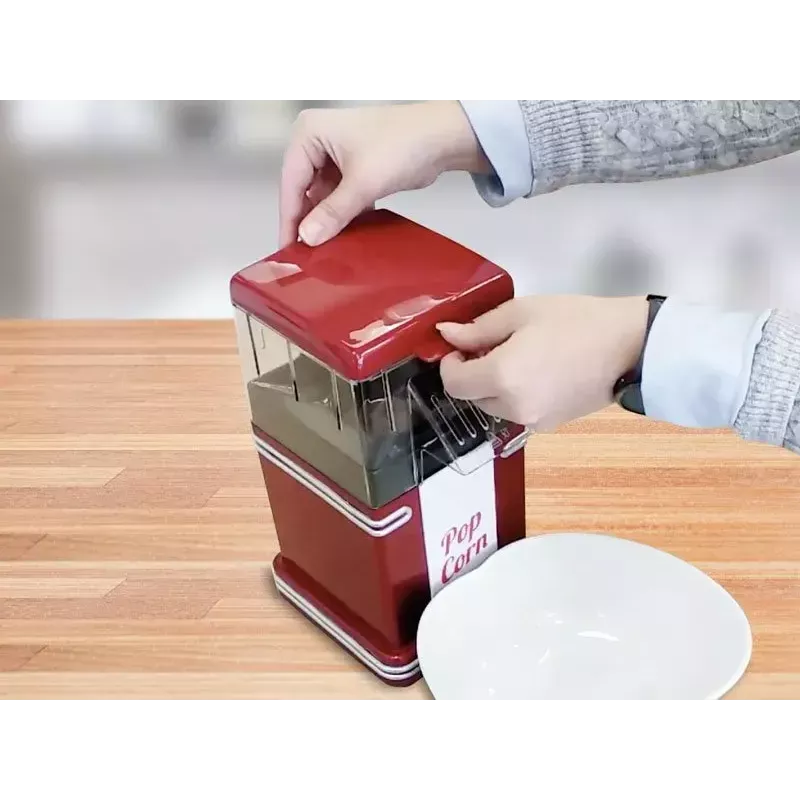 Popcornmachine Beper 90.590Y rood wit 1200 W 3 min
