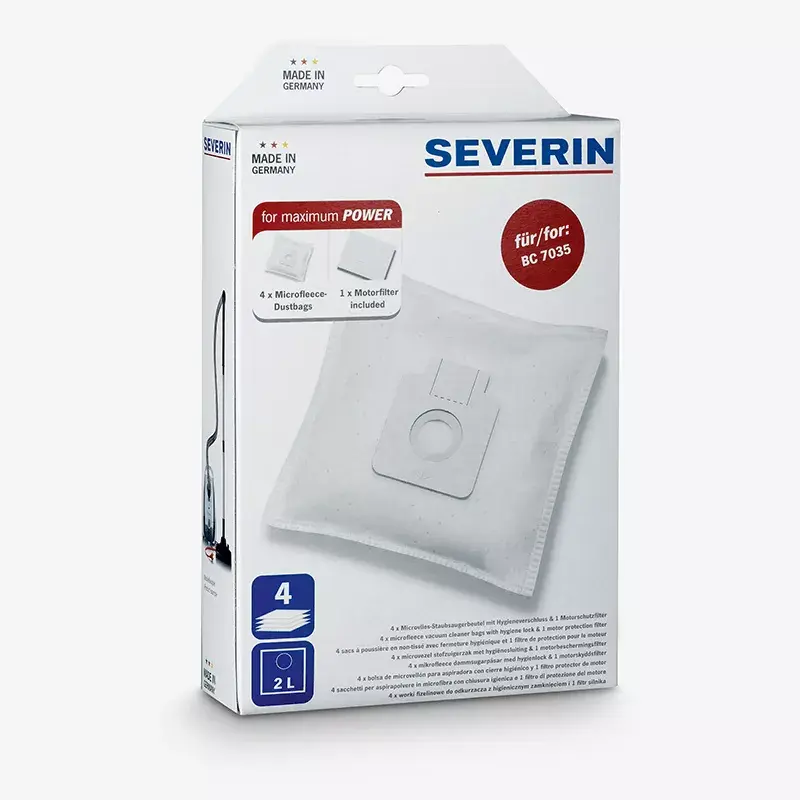 Stofzuigerzakken Severin SB 7211 voor stofzuiger met snoer
