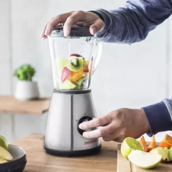 Tafelblender Gastroback Design Mini zwart zilver