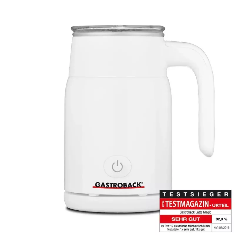 Automatische melkopschuimer Gastroback Latte Magic 42325 wit