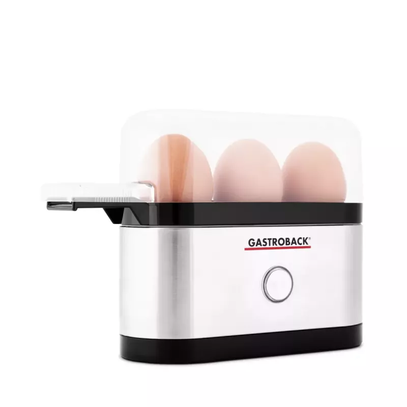 Eierkoker Gastroback Design Mini 3 eieren 350 W zwart RVS