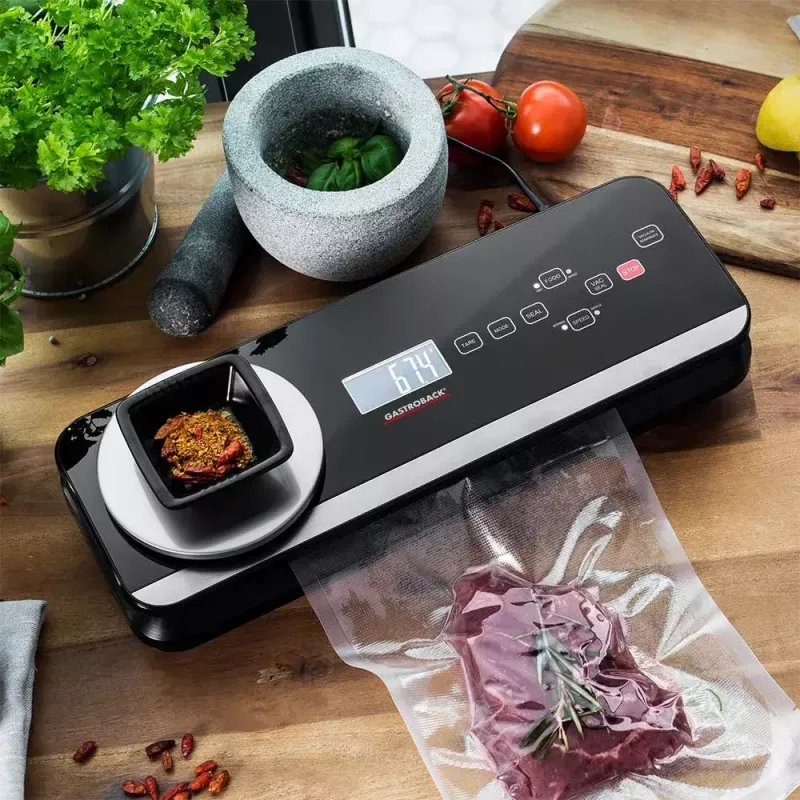 Vacuümmachine Gastroback Design Advanced Scale Pro zwart