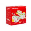 Oursson BS2981RD/GA keramische saladekommenset, groene appel